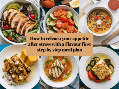 How to relearn your appetite after stress with a flavour-first, step-by-step meal plan