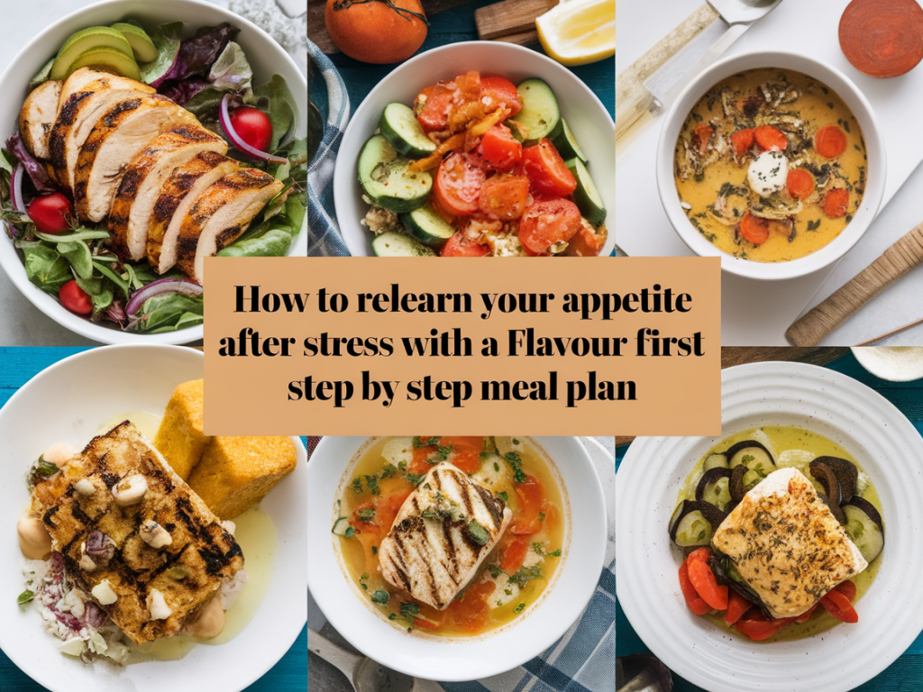 How to relearn your appetite after stress with a flavour-first, step-by-step meal plan