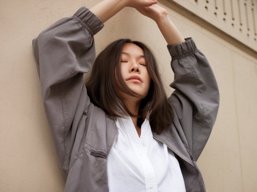 Gentle mobility routine to relieve neck and shoulder tension after long remote meetings