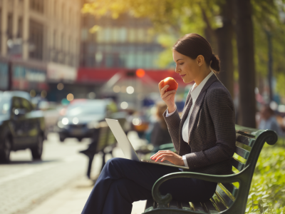 How to practice mindful eating when you’re always rushing between meetings