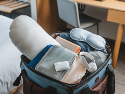 What to pack in a sleep-friendly carry-on for a one-night restorative trip when you can't miss work
